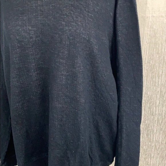 JOHN VARVATOS MEN’S BLACK GRAY HOODIE SHIRT XLARGE - Picture 2 of 6